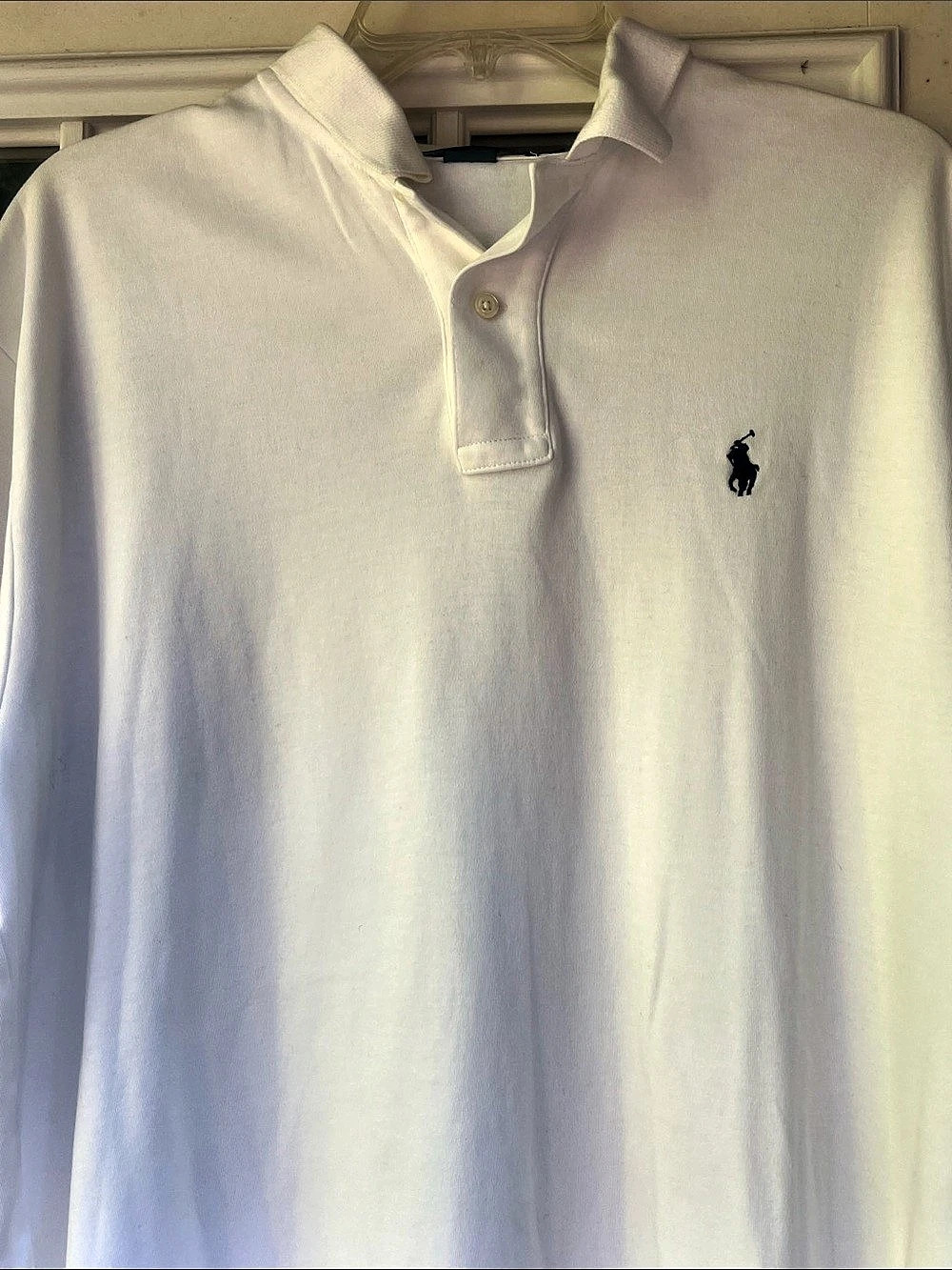 Ralph Lauren Polo Shirt in White Size Large Like New